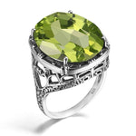 Moderne peridot ring