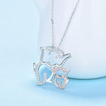 Moeder en dochter olifant ketting