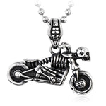 Moto schedel ketting