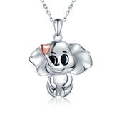 Olifant ketting met hart