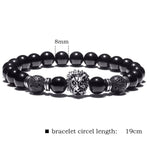 Onyx leeuw armband