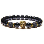 Onyx leeuw armband