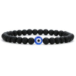 Onyx oog armband