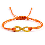 Oranje Infinity armband