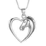 Paard ketting met hart