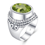 Peridot stenen ring