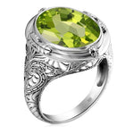 Peridot zegelring