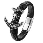 Piraten Schedel Anker Armband