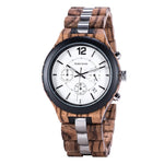 Retro houten horloge