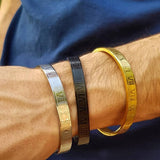 Roestvrijstalen bangle armband