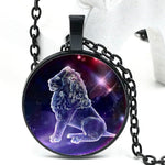 Ronde Leeuw Astrologische ketting