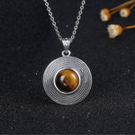 Ronde Tijgeroog Ketting