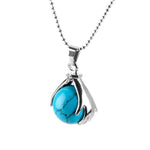 Ronde turquoise ketting