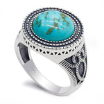 Ronde turquoise ring