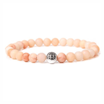 Roze aventurijn stenen armband