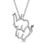 Schattige olifant ketting