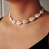 Schelp ketting choker