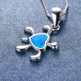 Schildpad ketting hart