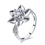 Sieraden bloemen ring