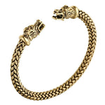 Stalen draak bangle armband