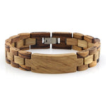 Stijlvolle houten armband