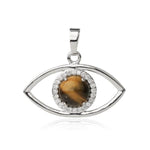 Tijgeroog 3e Oog ketting