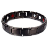 Titanium zwarte magneet armband