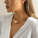 Trendy choker ketting