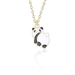 Trendy panda ketting