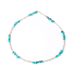 Turquoise ketting retro