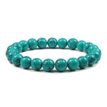 Turquoise stenen armband