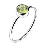 Veilige peridot ring