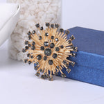 Vintage broche met strass