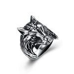 Vintage wolf ring