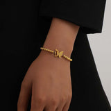 Vlinder parel armband