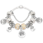 Witte Fantasie Levensboom Armband