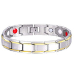 Zilveren magnetische armband