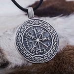 Zilveren Vegvisir hanger