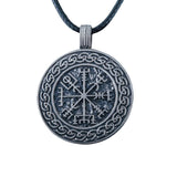 Zilveren Vegvisir hanger