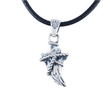 Zilveren wolf viking ketting