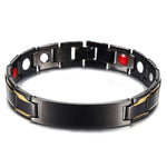 Zwarte magneet armband